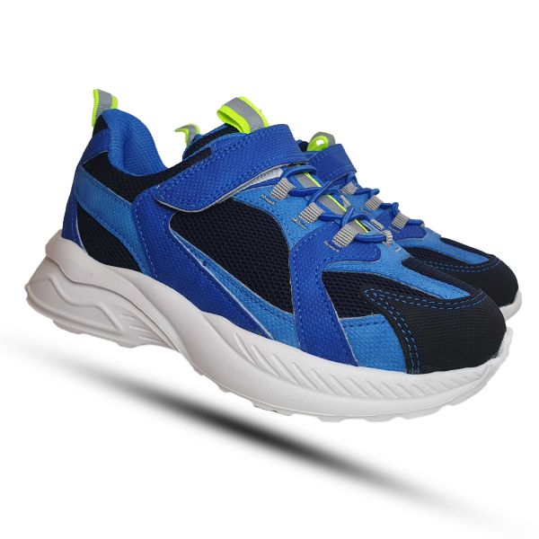 Кроссовки Toddler синие с голубым сетка 129