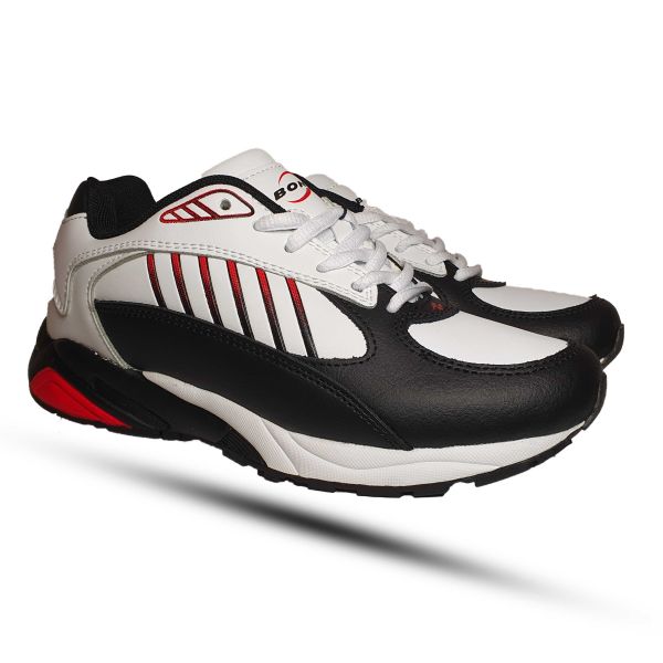 Кроссовки Bona белые с черным 844