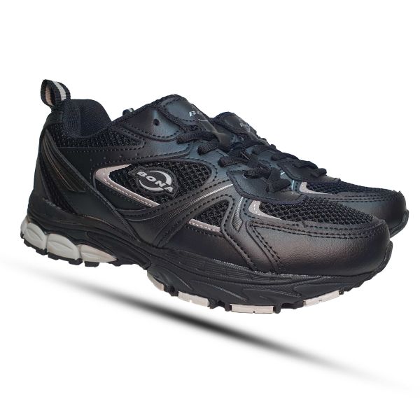 Кроссовки Bona черные 866 (сетка)