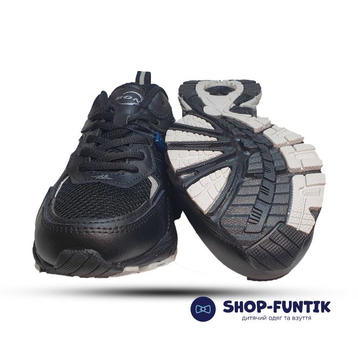 Кроссовки Bona черные 866 (сетка)