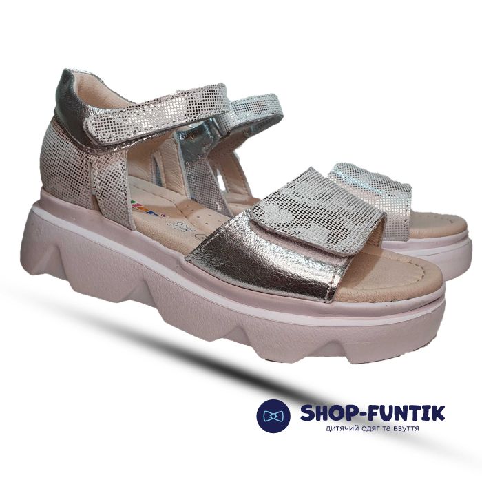 Сандалии Toddler серебристые 135