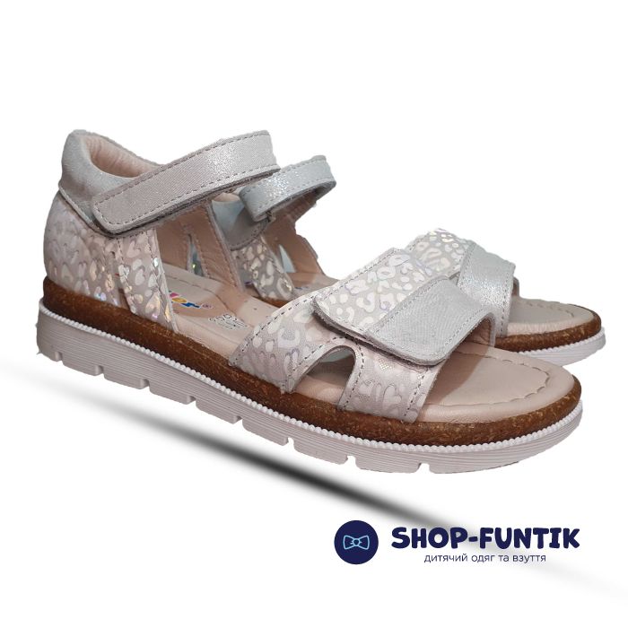 Босоножки Toddler серебристые 135