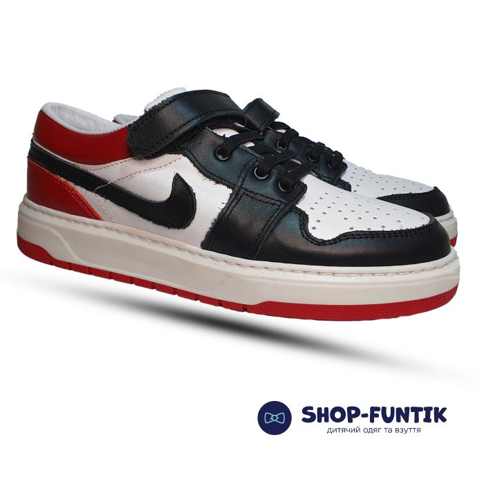 Кроссовки Tomini белые с черным 1810