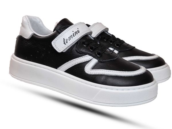 Кроссовки Tomini черно-белые 933