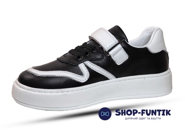 Кроссовки Tomini черно-белые 933