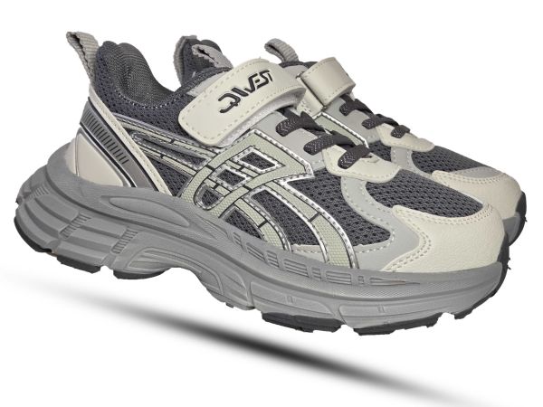 Кроссовки Fiamingo серые сетка 993