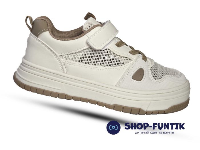 Кроссовки Fiamingo бежевые сетка 846