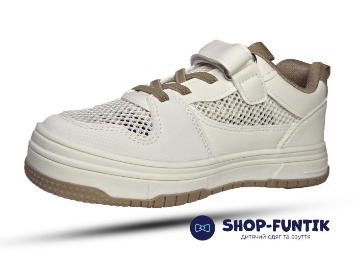 Кроссовки Fiamingo бежевые сетка 846