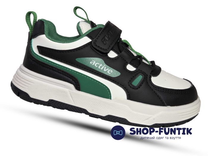 Кроссовки Fiamingo белые с черным 784