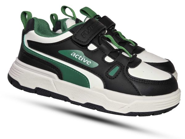 Кроссовки Fiamingo белые с черным 784