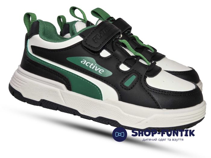 Кроссовки Fiamingo белые с черным 784