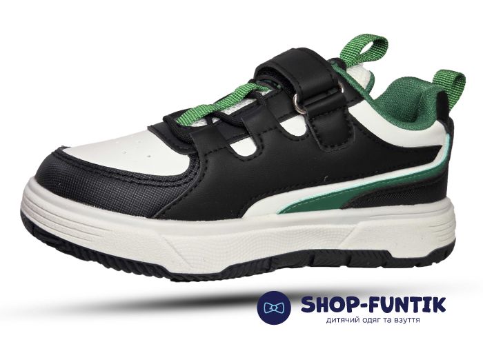 Кроссовки Fiamingo белые с черным 784