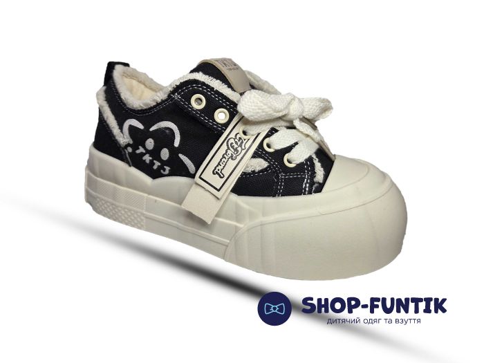 Кроссовки  Jong.Golf черные с белым А 04