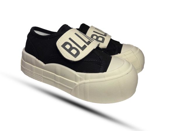 Кроссовки  Jong.Golf черные с бежевым на липучке А 25