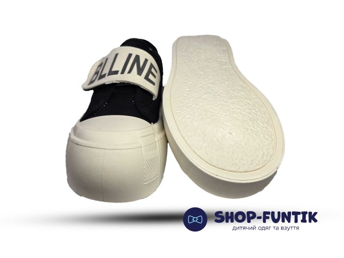 Кроссовки  Jong.Golf черные с бежевым на липучке А 25