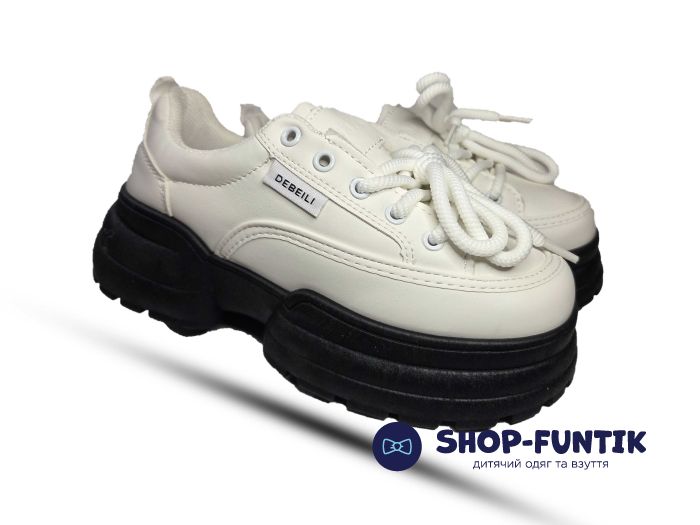 Кроссовки  Jong.Golf белые с черным A-30