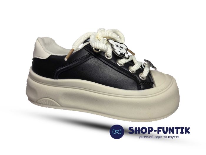 Кроссовки  Jong.Golf черные с белым D-1