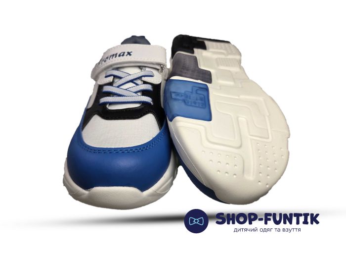 Кроссовки  Promax белые с синим 1980