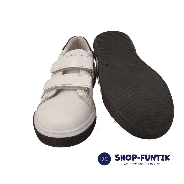 Кросівки Panda білі з принтом 006.04