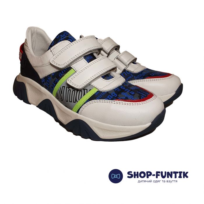 Кроссовки Panda белые с комбинированными вставками 022.2026