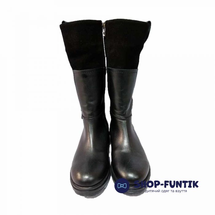 Сапоги Panda черные элегантные 179