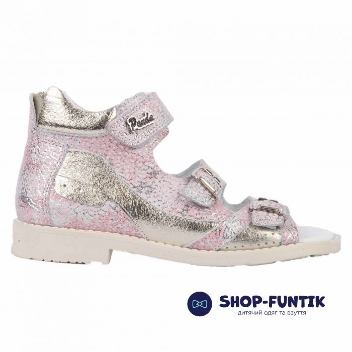 Cандалии Panda Розовые c высоким задником