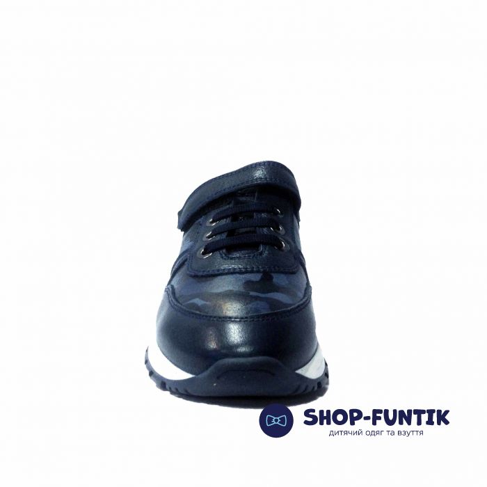 Кроссовки Tunel темно-синие с камуфляжным принтом  1855