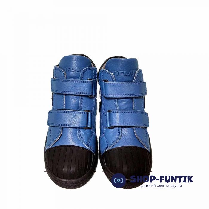 Ботинки Tiflani синие на липучках 18P B-7122S