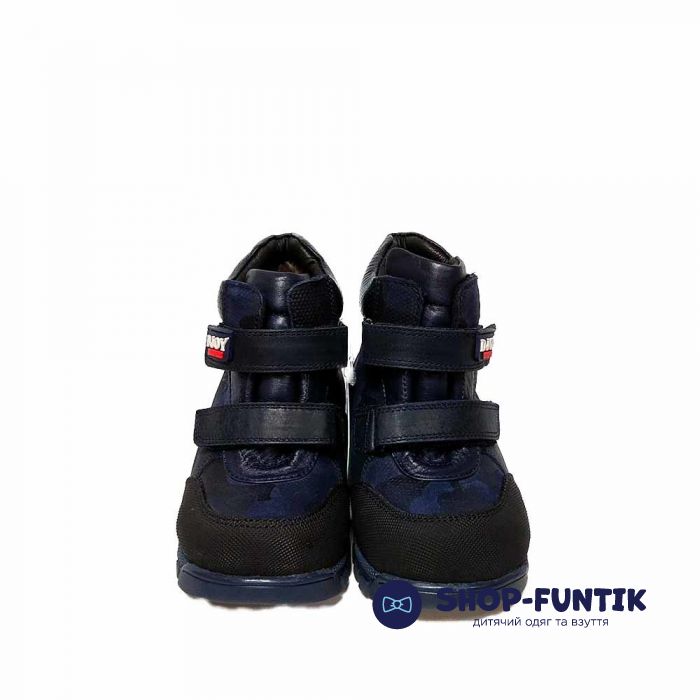 Черевики Djoy темно-сині на липучках 600.194.687