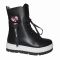 Ботинки Panda черные на высокой подошве 006698