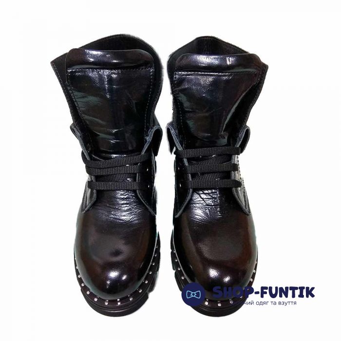 Ботинки Tunel черные с отворотом 1871