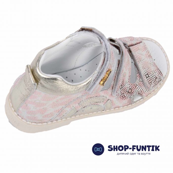 Cандалии Panda Розовые c высоким задником