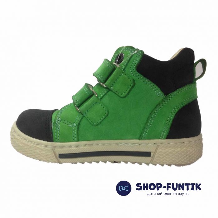 Кроссовки Minimen зеленые с черными вставками 92-5170-13-9А