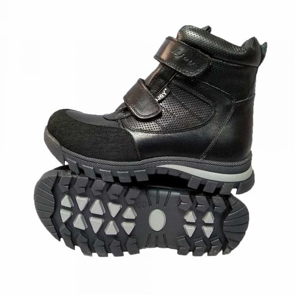 Ботинки Djoy черные меховые 111.043