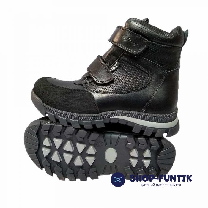 Черевики Djoy чорні хутряні 111.043