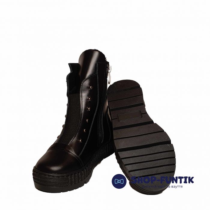 Ботинки Panda черные 0061