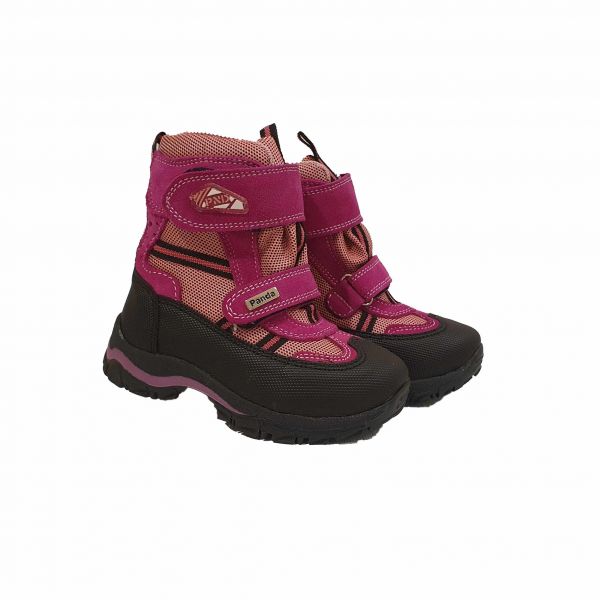 Ботинки Panda малиновые зимние 011.0328.6