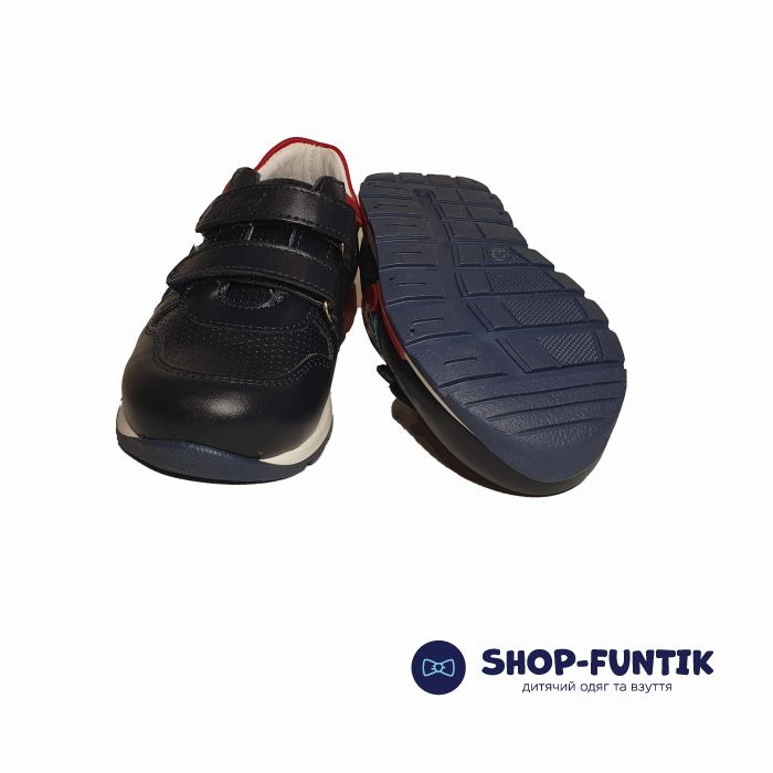 Кроссовки Tiflani черные с цветными вставками 12В2