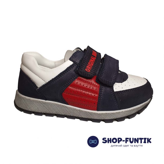 Кроссовки Tiflani темно-синие с цветными вставками 18ВА