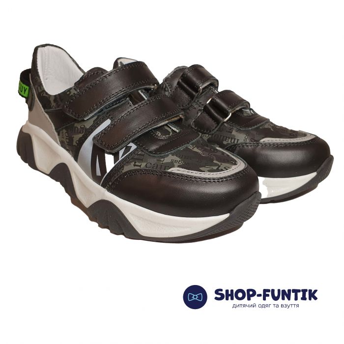 Кроссовки Panda черные с комбинированными вставками 022.226