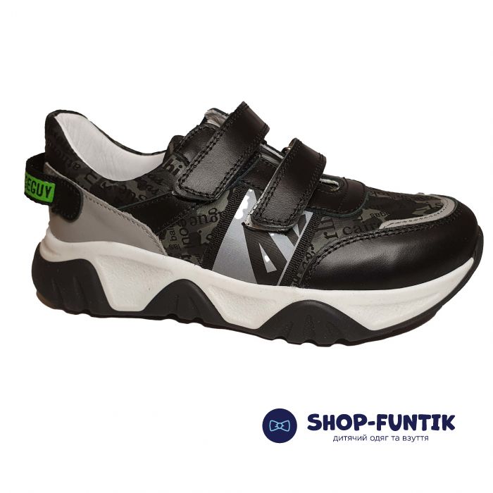 Кроссовки Panda черные с комбинированными вставками 022.226