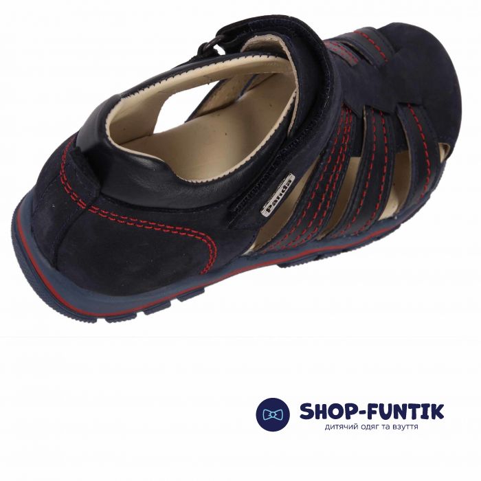 Сандалии Panda темно-синие закрытые 038 102F