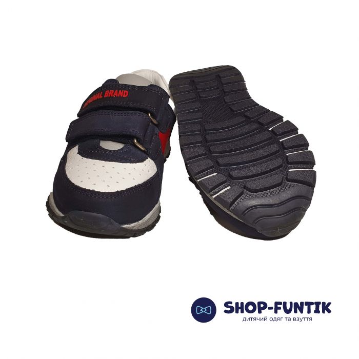 Кроссовки Tiflani темно-синие с цветными вставками 18ВА