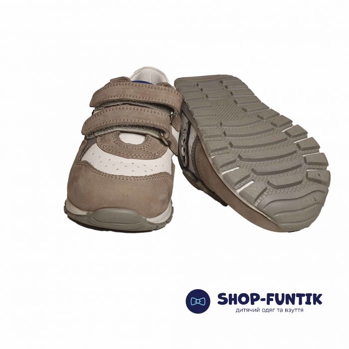 Кроссовки Tiflani серые с белыми вставками 18ВА9366