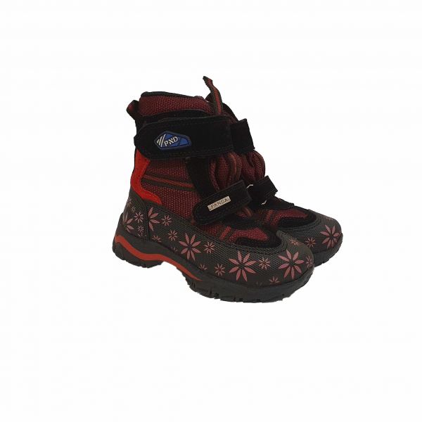 Ботинки Panda бордовые зимние