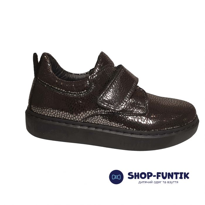 Кроссовки Tiflani черные с липучками 08Р21