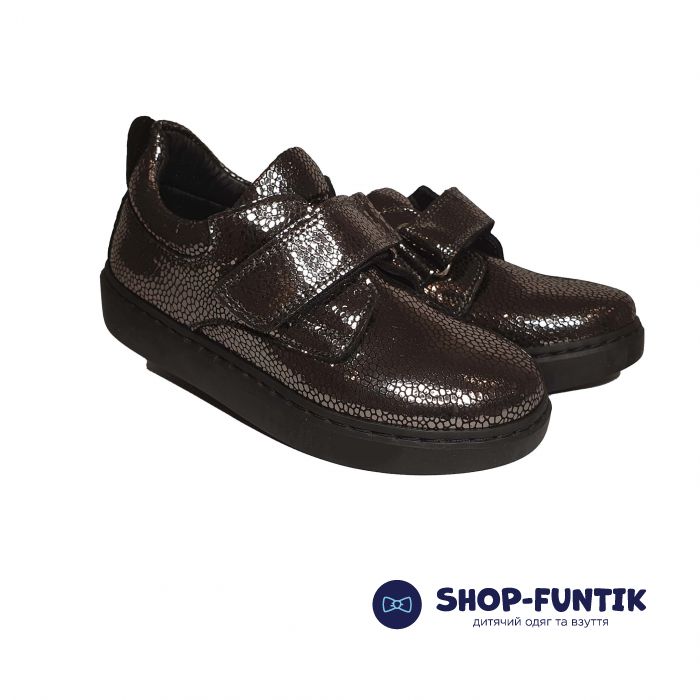 Кроссовки Tiflani черные с липучками 08Р21