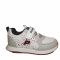 Кроссовки Promax серые с белыми вставками 16941