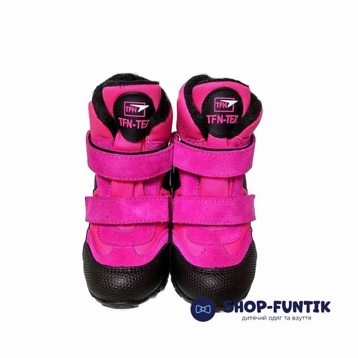 Ботинки Tiflani ярко-розовые с прорезиненным носком