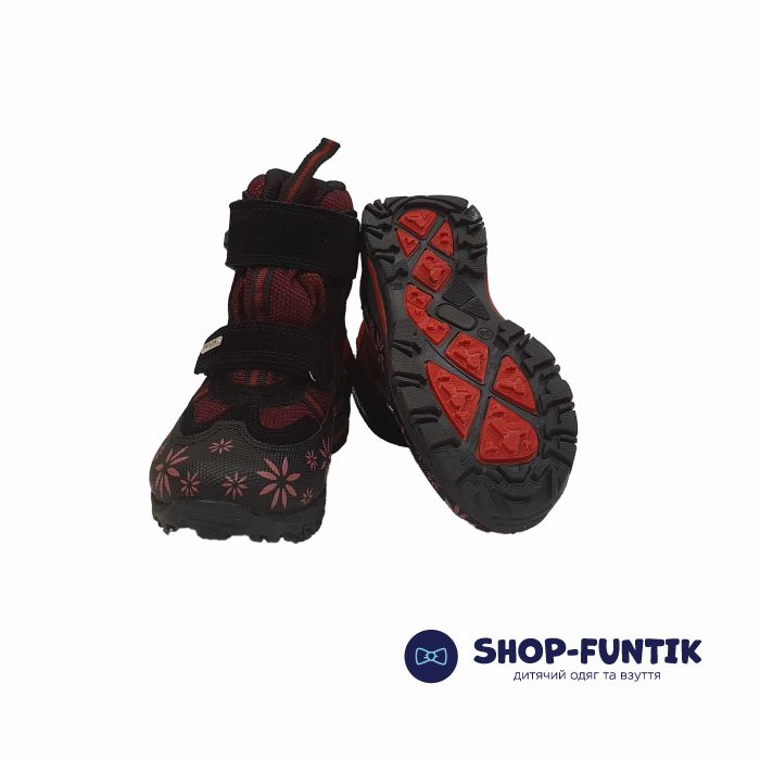 Ботинки Panda бордовые зимние